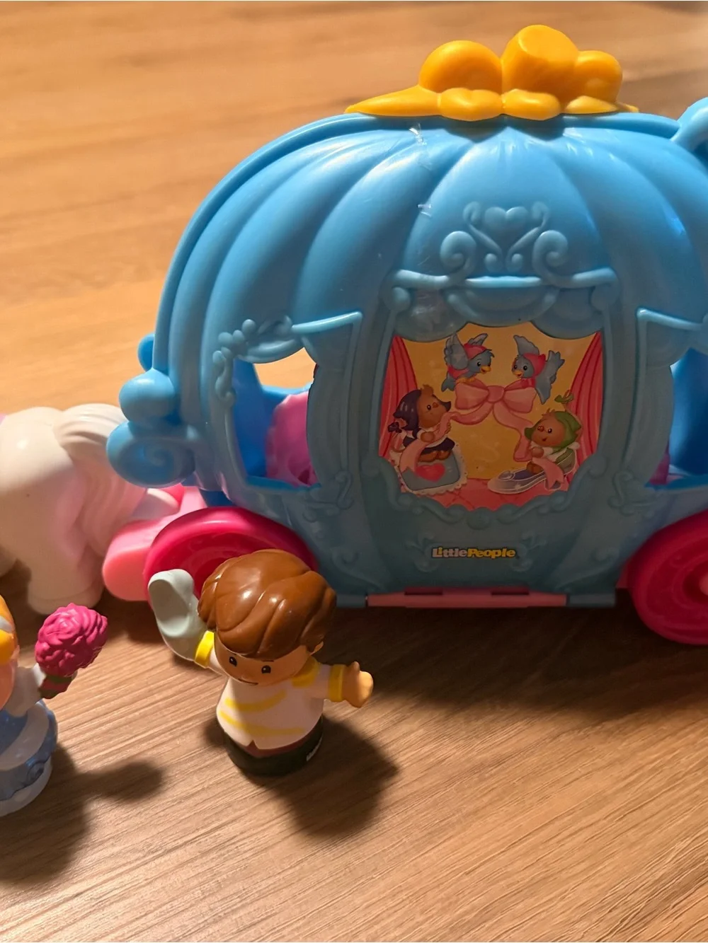 Disney Cinderella Carriage Doll Playset w/ Horse & 2 Figures 2021